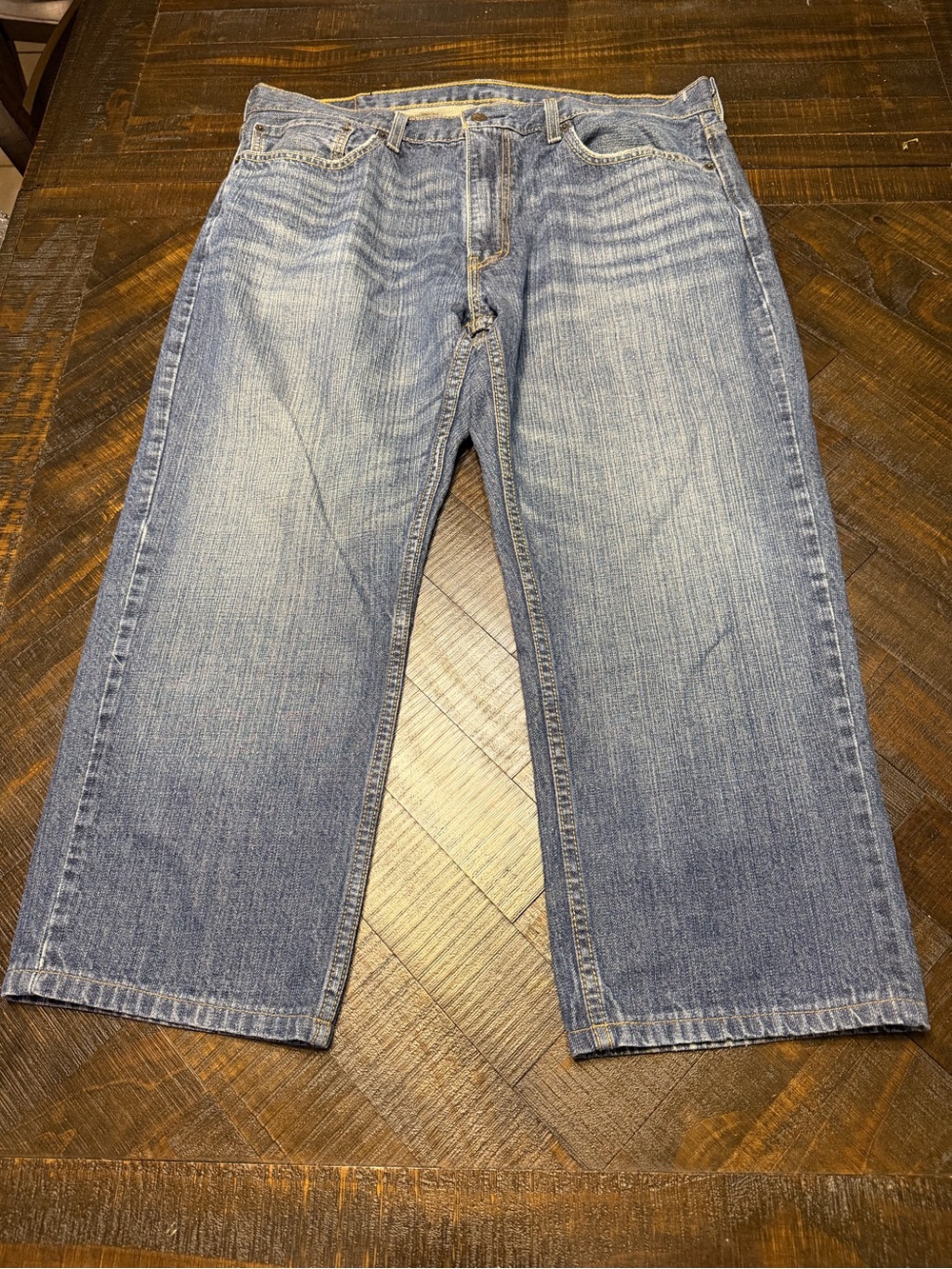 Levi's Light Blue Relaxed Straight Jeans